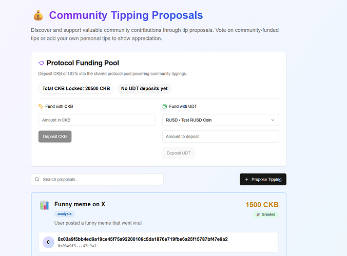 Community tipping