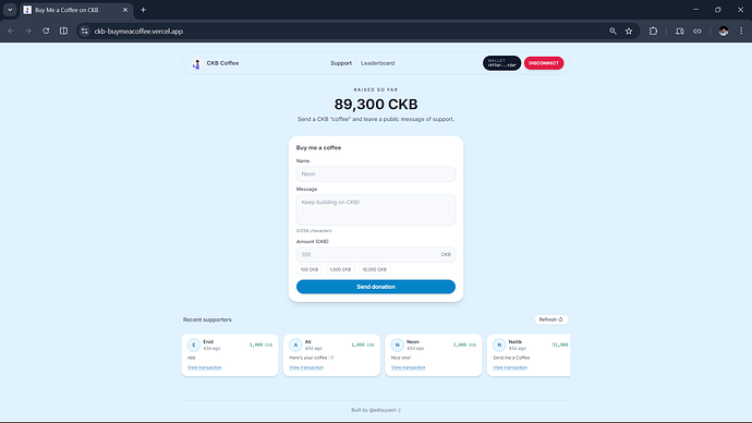 Landing Page / Donation Form