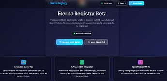 Eterna Registry Beta